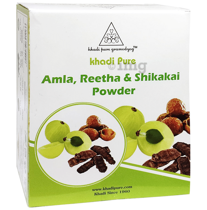 Khadi Pure Amla, Reetha & Shikakai Powder