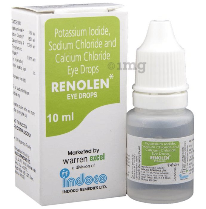 Renolen Eye Drop Buy bottle of 10 ml Eye Drop at best price in India 1mg