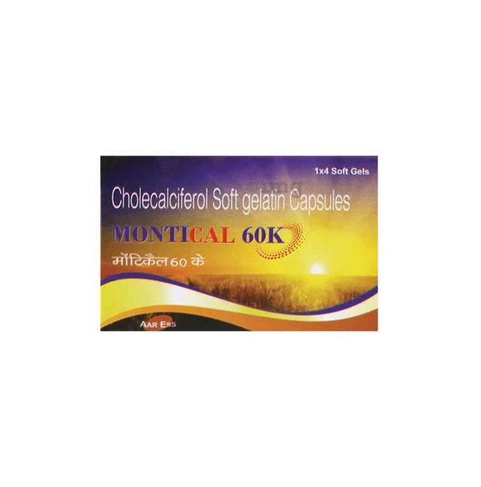 Montical 60K Soft Gelatin Capsule