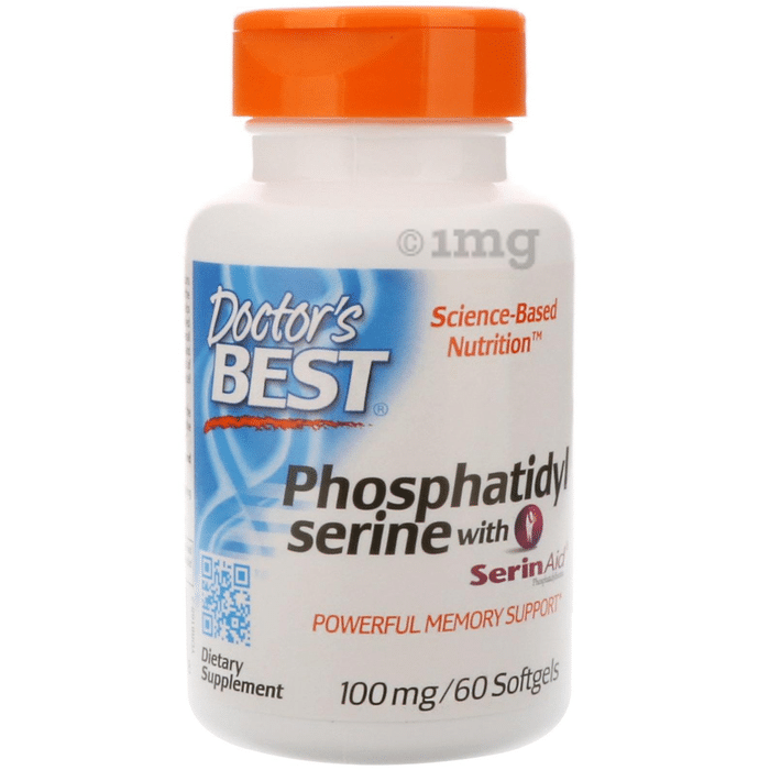 Doctor's Best Best Phosphatidyl Serine 100mg Softgels | For Memory Support