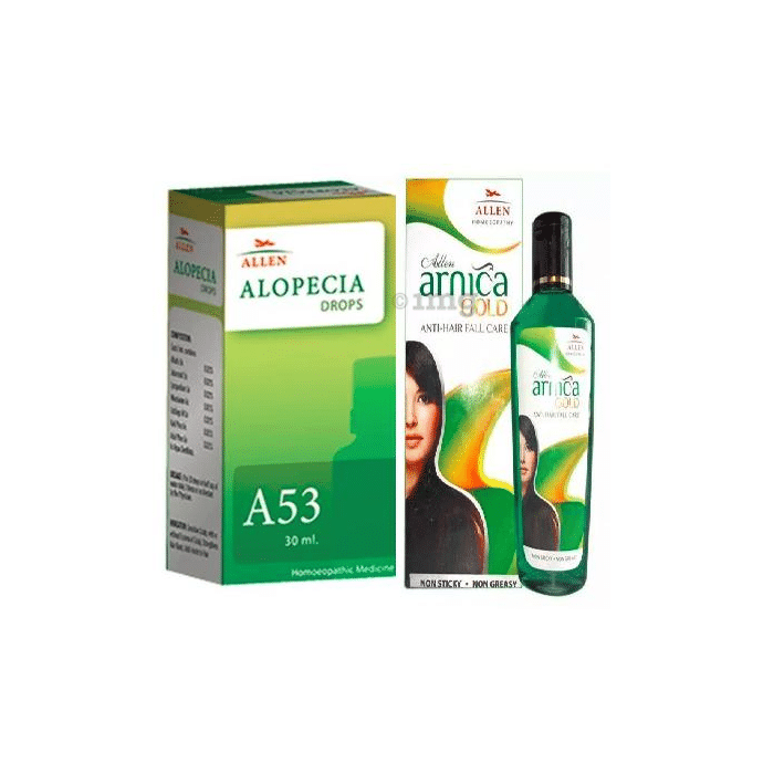 Allen Hair Care Combo (A53 + Arnica Gold Oil)