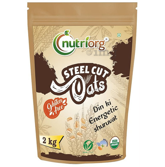 Nutriorg USDA Certified Gluten Free Steel Cut Oats