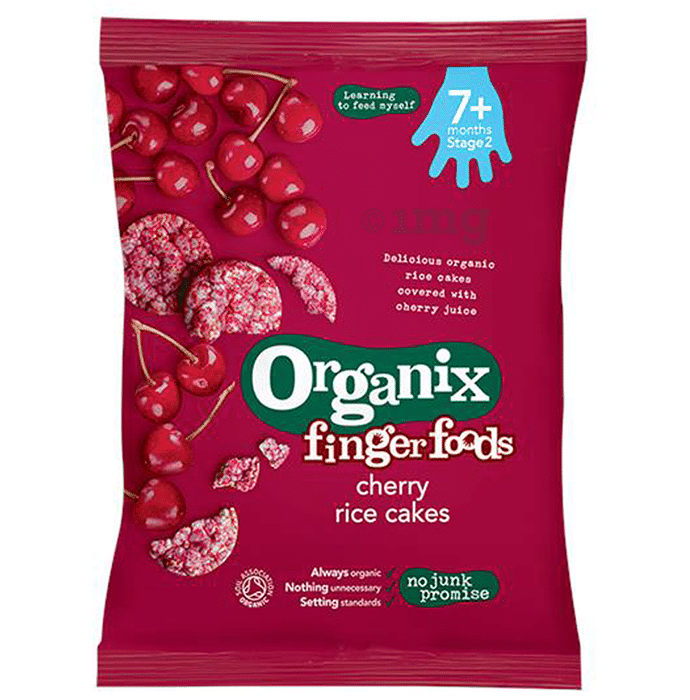Organix Finger Foods Rice Cakes Cherry
