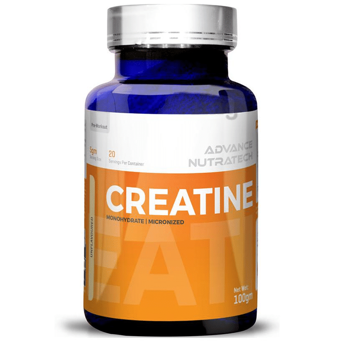 Advance Nutratech Creatine Monohydrate Powder Unflavoured