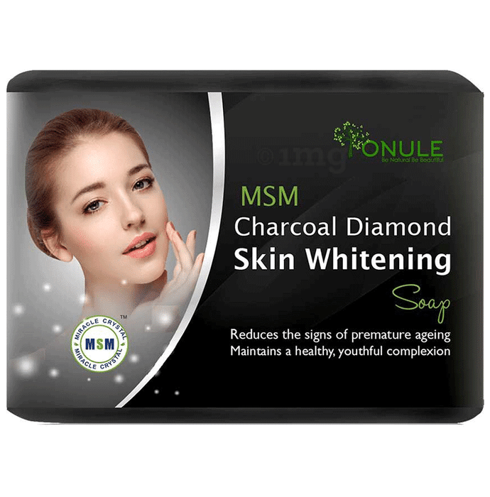 Ionule MSM Charcoal Diamond Skin Whitening Soap