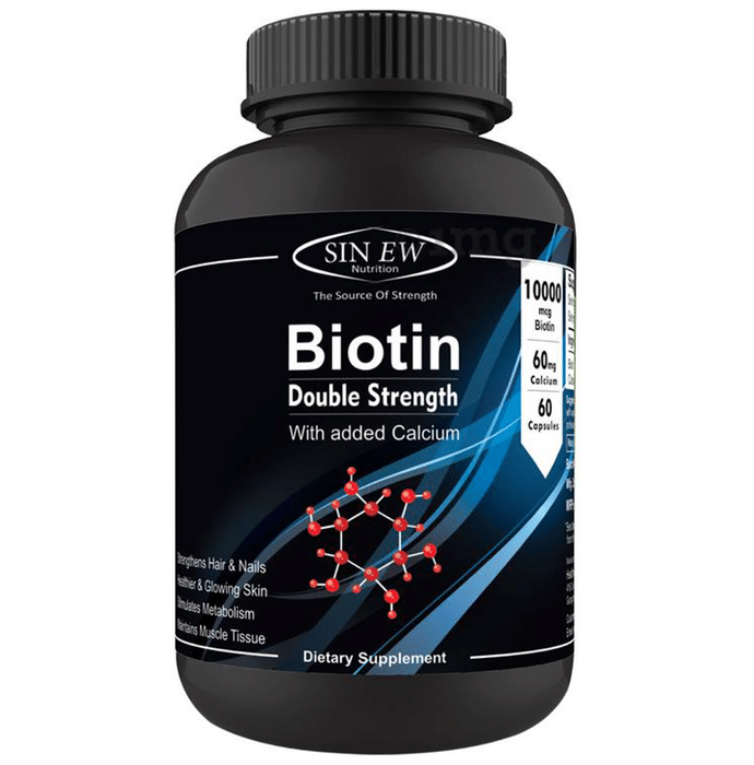 Sinew Nutrition Biotin 10,000mcg Softgel Capsule
