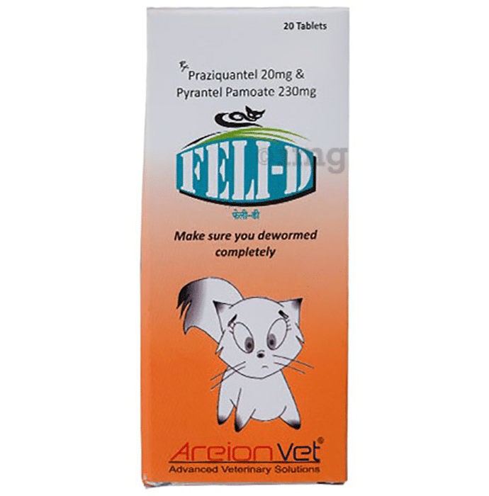 AreionVet Feli-D Deworming Tablet for Cats