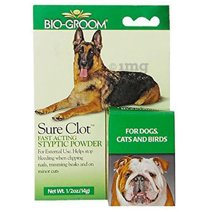 Bio-Groom Sure Clot Styptic Powder For Dogs, Cats and Birds