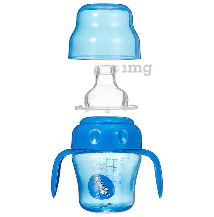 Mee Mee 2 in 1 Spout and Straw Sipper Cup Blue