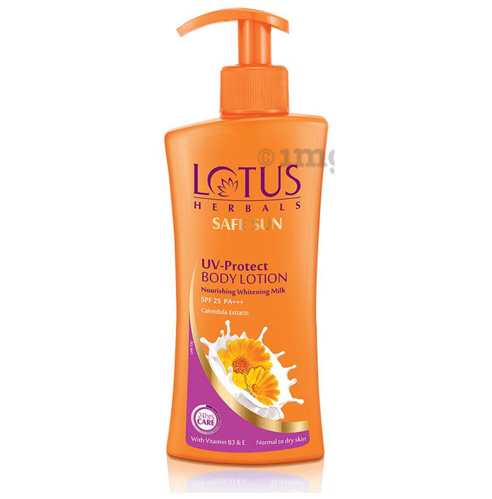 Lotus Herbals Safe Sun UV-Protect Body Lotion SPF 25 PA+++