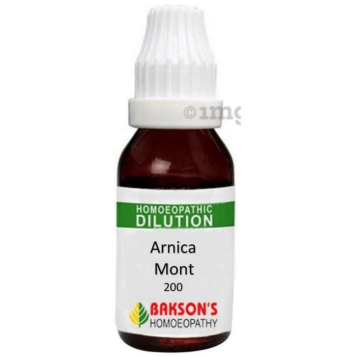 Bakson's Homeopathy Arnica Mont Dilution 200 CH