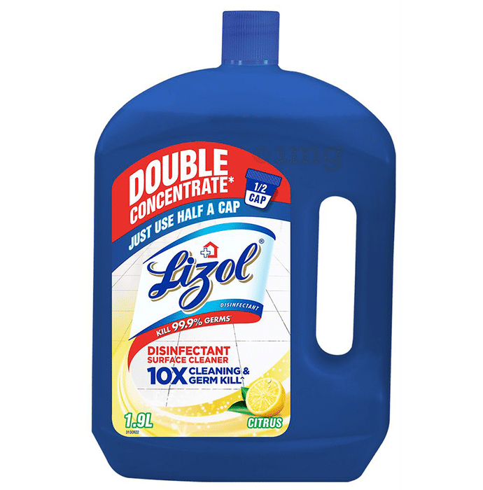 Lizol Double Concentrate Disinfectant Surface Cleaner Citrus