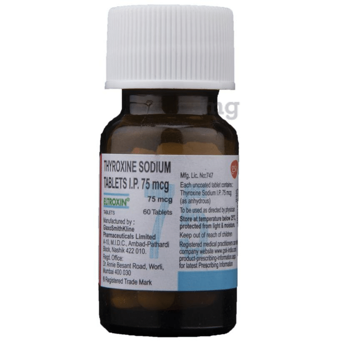 Eltroxin 75mcg Tablet