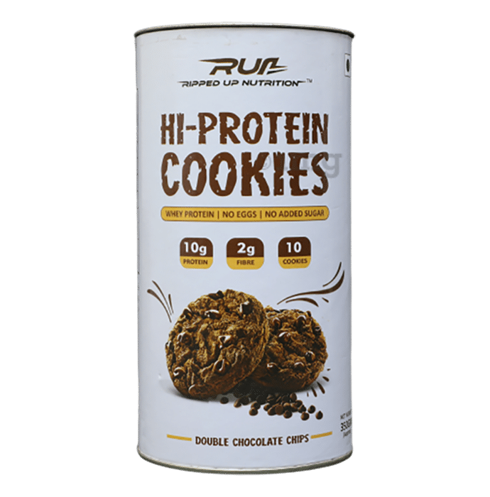 Ripped Up Nutrition Hi-Protein Cookies Double Chocolate Chips