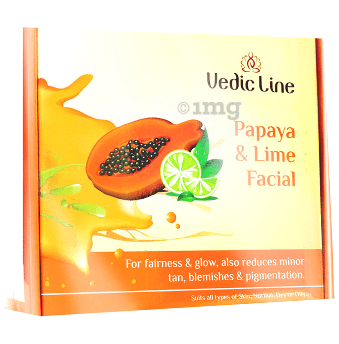 Vedic Line Facial Kit Papaya & Lime