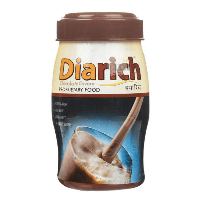 Diarich Protein Rich | No Added Sugar | Chocolate Powder