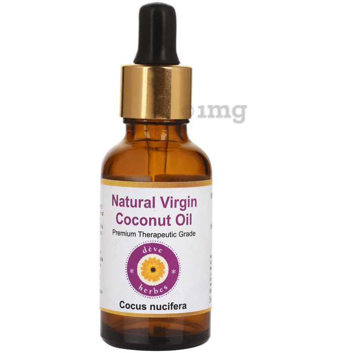 Deve Herbes Pure Natural Virgin Coconut/Cocos Nucifera  Oil