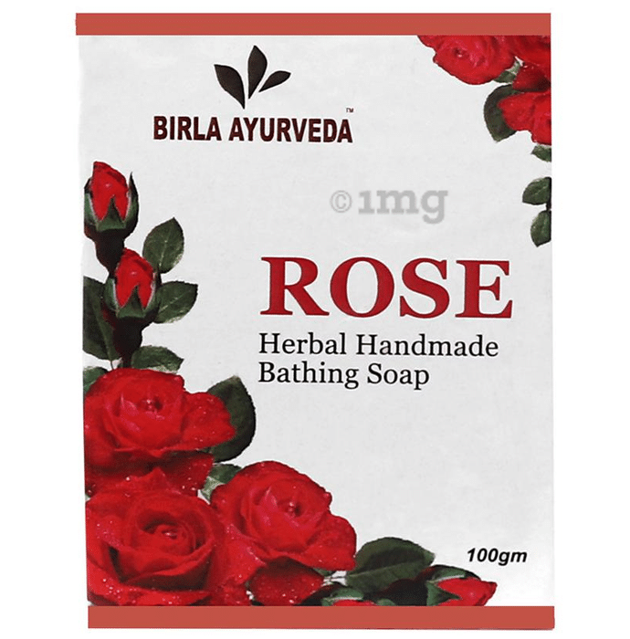 Birla Ayurveda Herbal Handmade Bathing Soap Rose