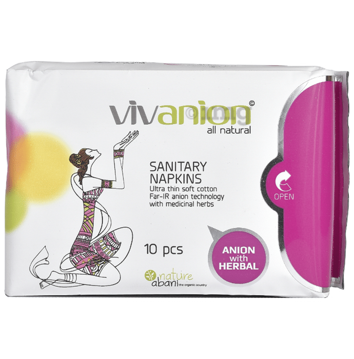 Vivanion Dioxin Free Herbal Organic Sanitary Pads