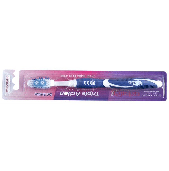Patanjali Ayurveda Triple Action Toothbrush