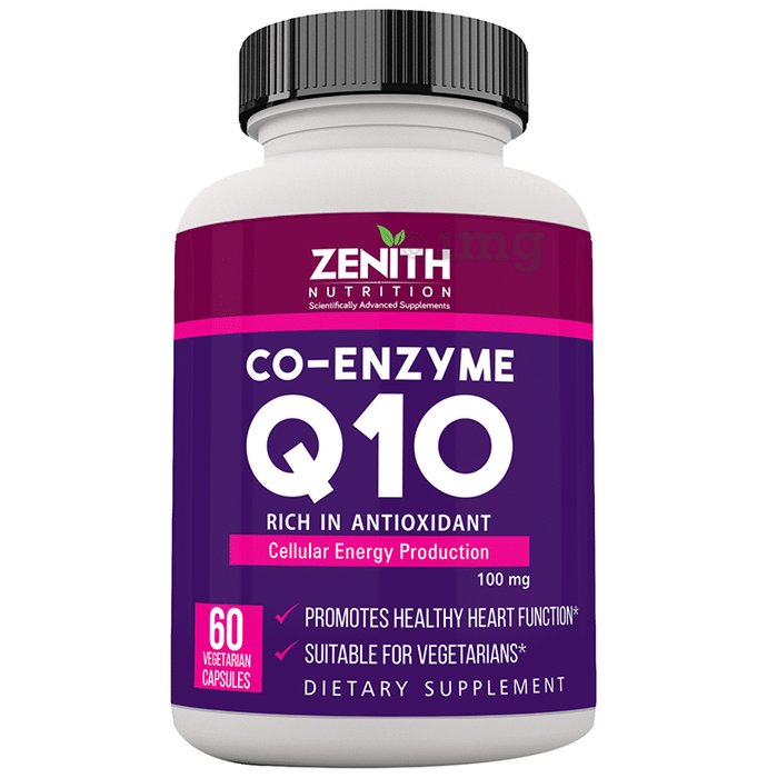 Zenith Nutrition Coq10 100mg Capsule