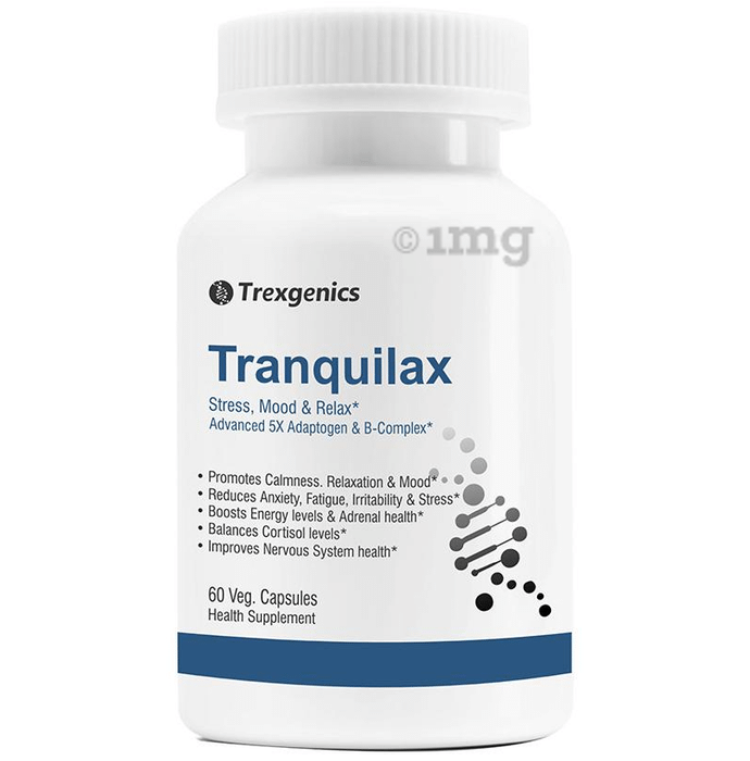 Trexgenics Tranquilax Stress Support Veg Capsule