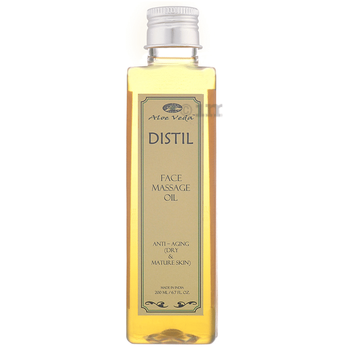 Aloe Veda Distil Face Massage Oil Anti-Aging Dry Skin