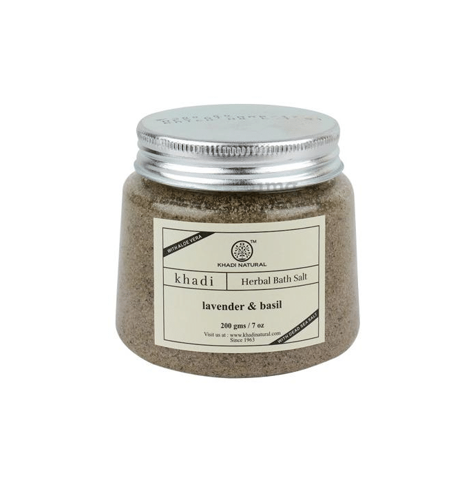 Khadi Naturals Ayurvedic Lavender & Basil Bath Salt