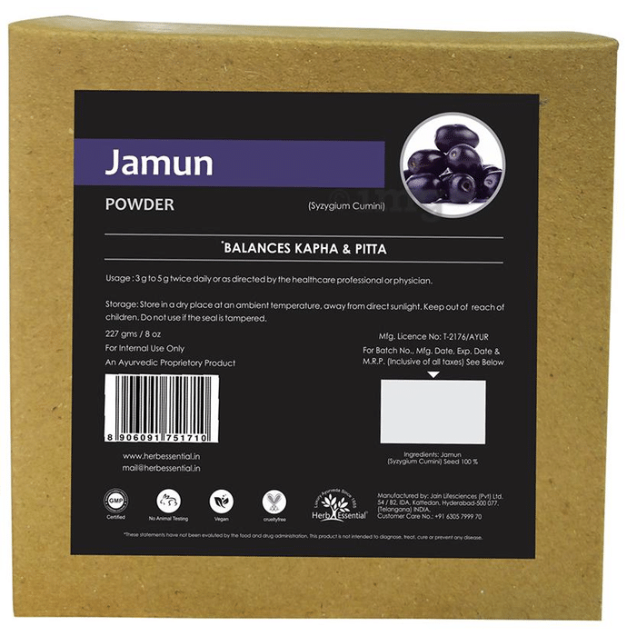 Herb Essential Jamun (Syzygium Cumini) Powder