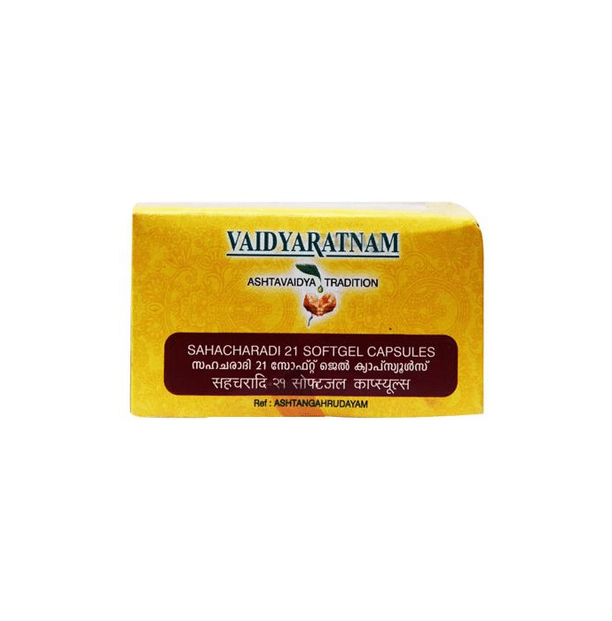 Vaidyaratnam Sahacharadi 21 Soft Gel Capsule