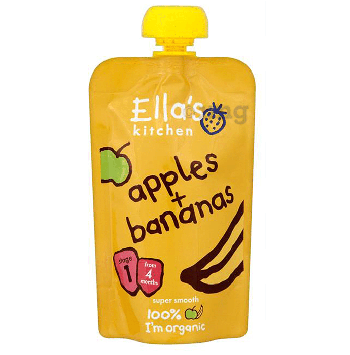 Ella's Kitchen Baby Foods (From 4 months) Apples & Bananas