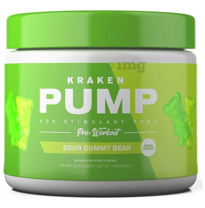 Sparta Nutrition Kraken Pump Pre-Workout Sour Gummy Bear