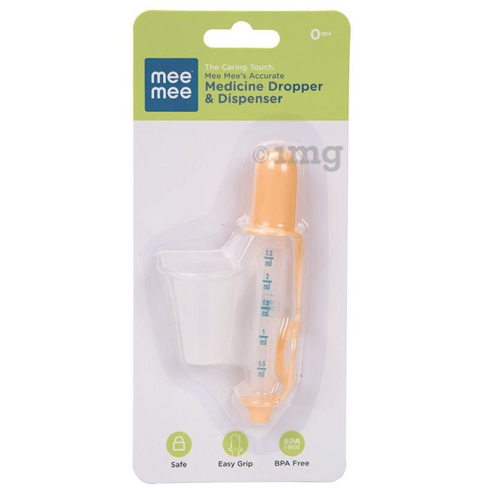 Mee Mee Accurate Medicine Dropper and Dispenser Orange