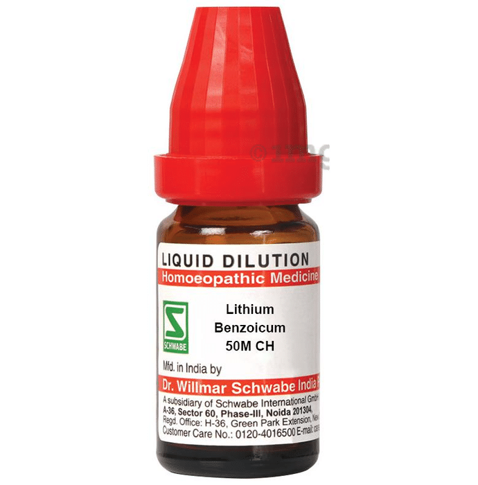 Dr Willmar Schwabe India Lithium Benzoicum Dilution 50M CH