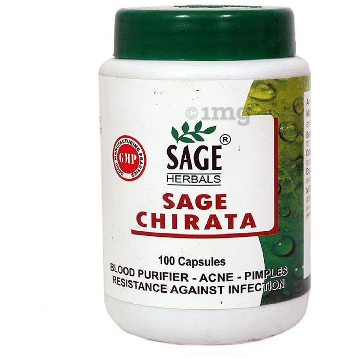 Sage Herbals Chirata 400mg Capsule
