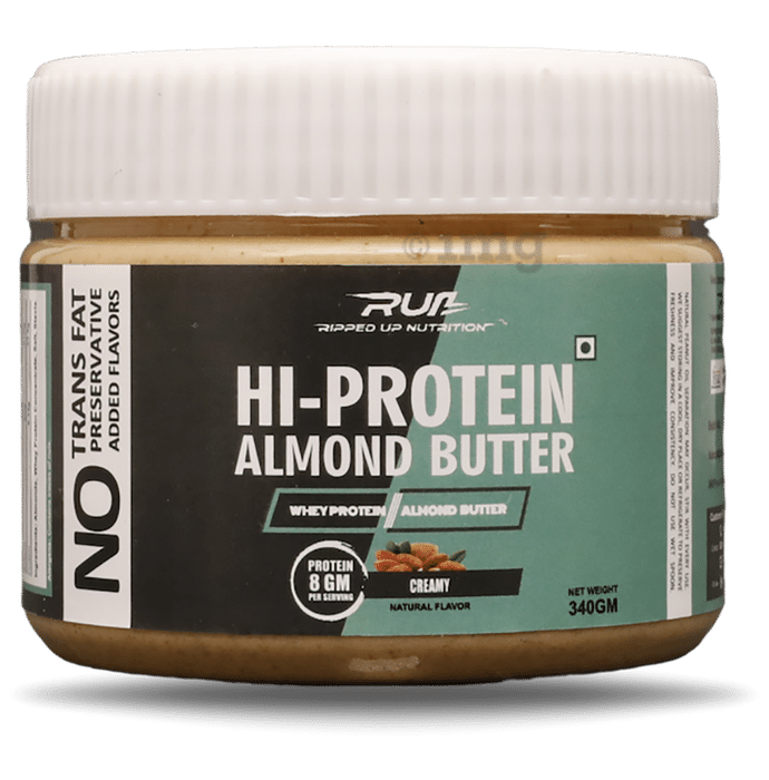 Ripped Up Nutrition Hi-Protein Almond Butter Creamy