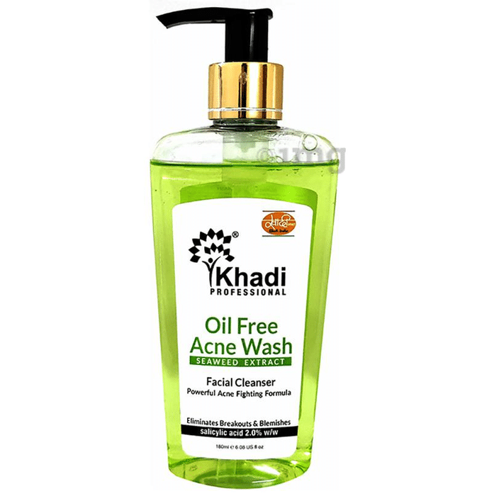 Khadi Professional Oil Free Acne Seaweed Extract Face Wash