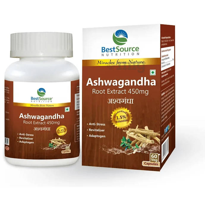 BestSource Nutrition Ashwagandha Root Extract Capsule