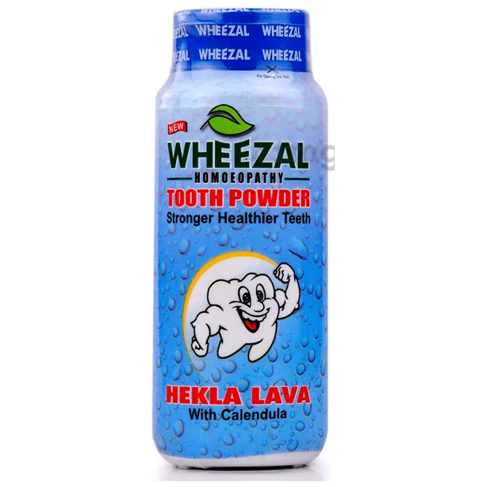 Wheezal Hekla Lava Tooth Powder