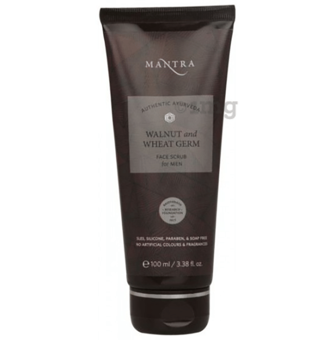 Mantra Walnut and Wheat Germ Face Scrub for Men