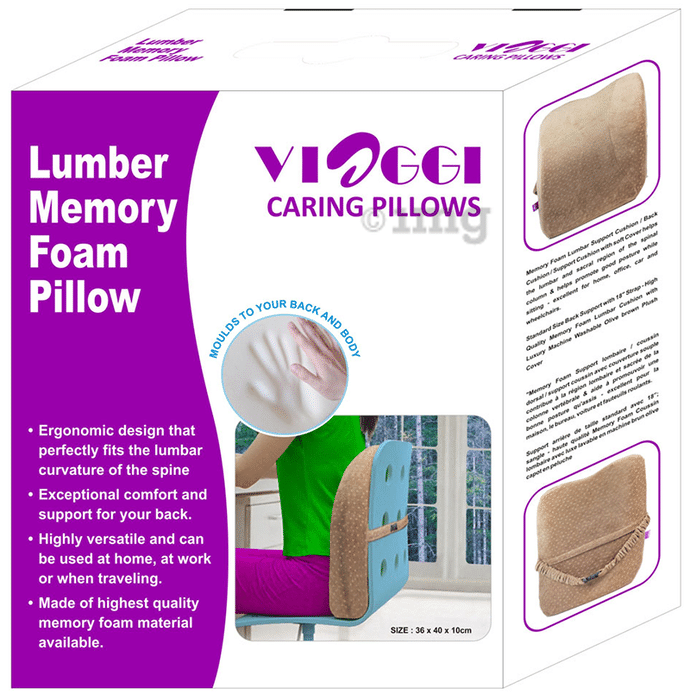 Viaggi Lumber Memory Foam Pillow
