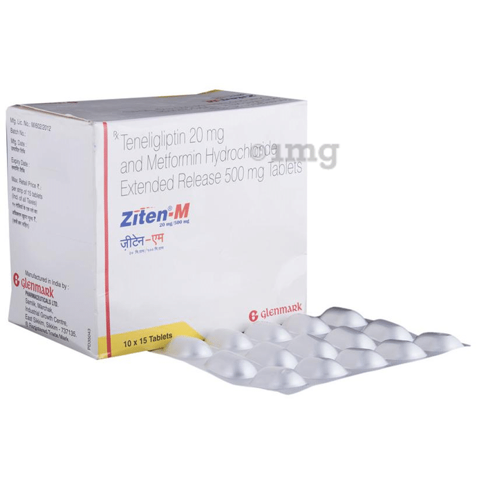 Ziten-M 500mg/20mg Tablet ER