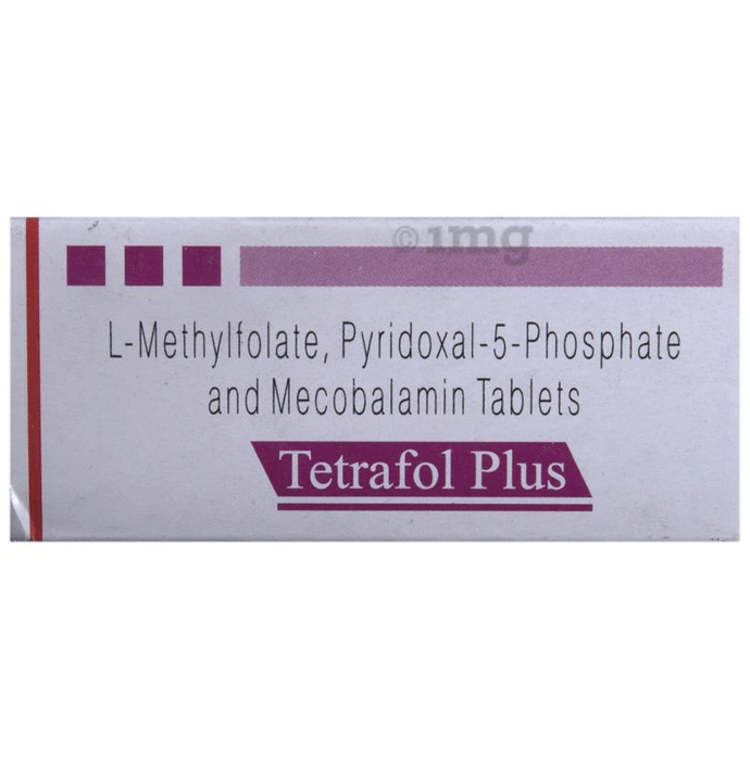 Tetrafol Plus L-Methylfolate, Pyridoxal-5-Phosphate & Mecobalamin Tablet