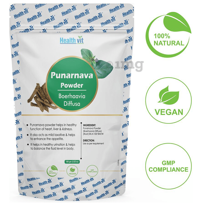 HealthVit Natural Punarnava (Boerhavia Diffusa) Powder
