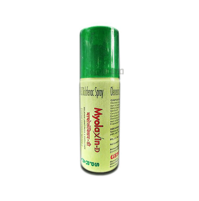 Myolaxin-D Spray for Joint Pain & Swelling Relief