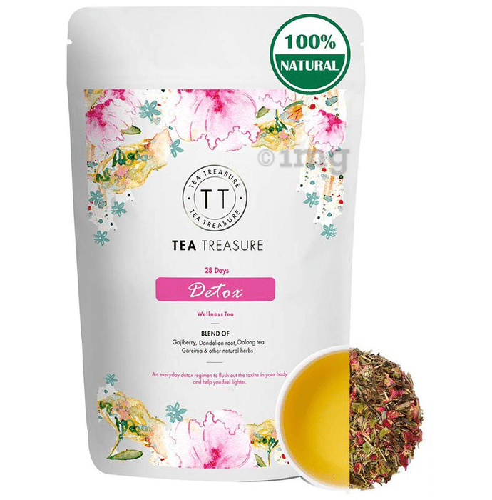 Tea Treasure 28 Days Detox USDA Organic Wellness Tea