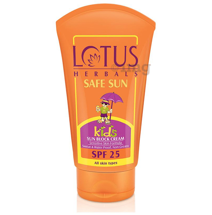 Lotus Herbals Safe Sun Kids Sun Block Cream SPF 25