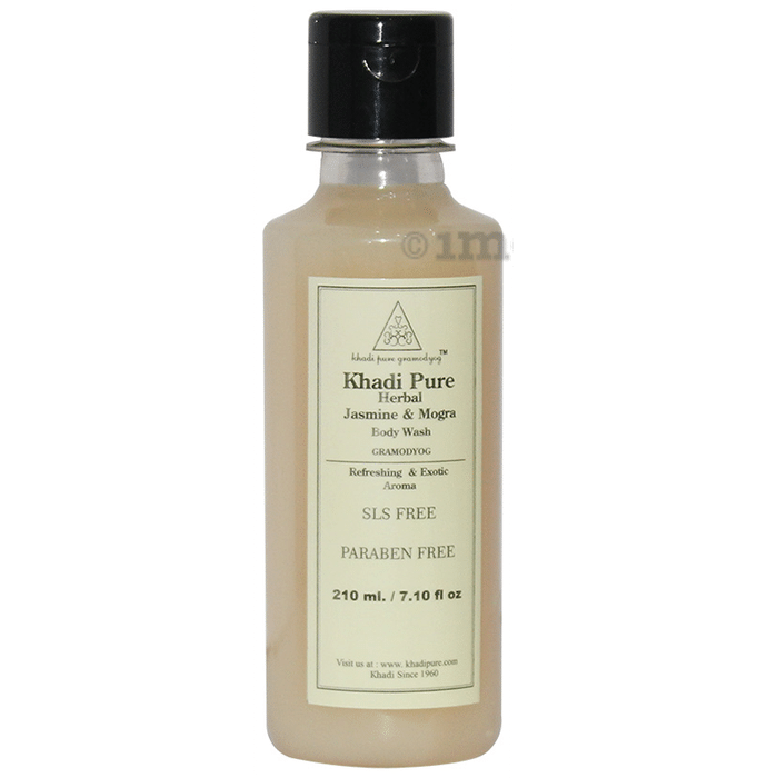 Khadi Pure Herbal Jasmine & Mogra Body Wash SLS-Paraben Free