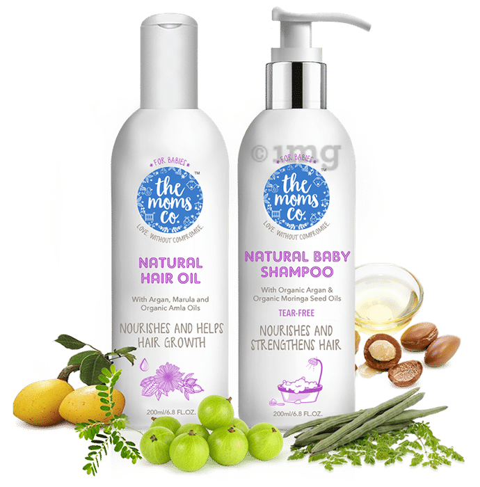The Moms Co. All Natural Hair Care Essentials for Baby