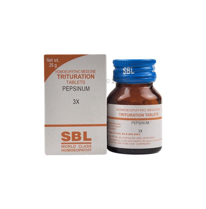 SBL Pepsinum Trituration Tablet 3X